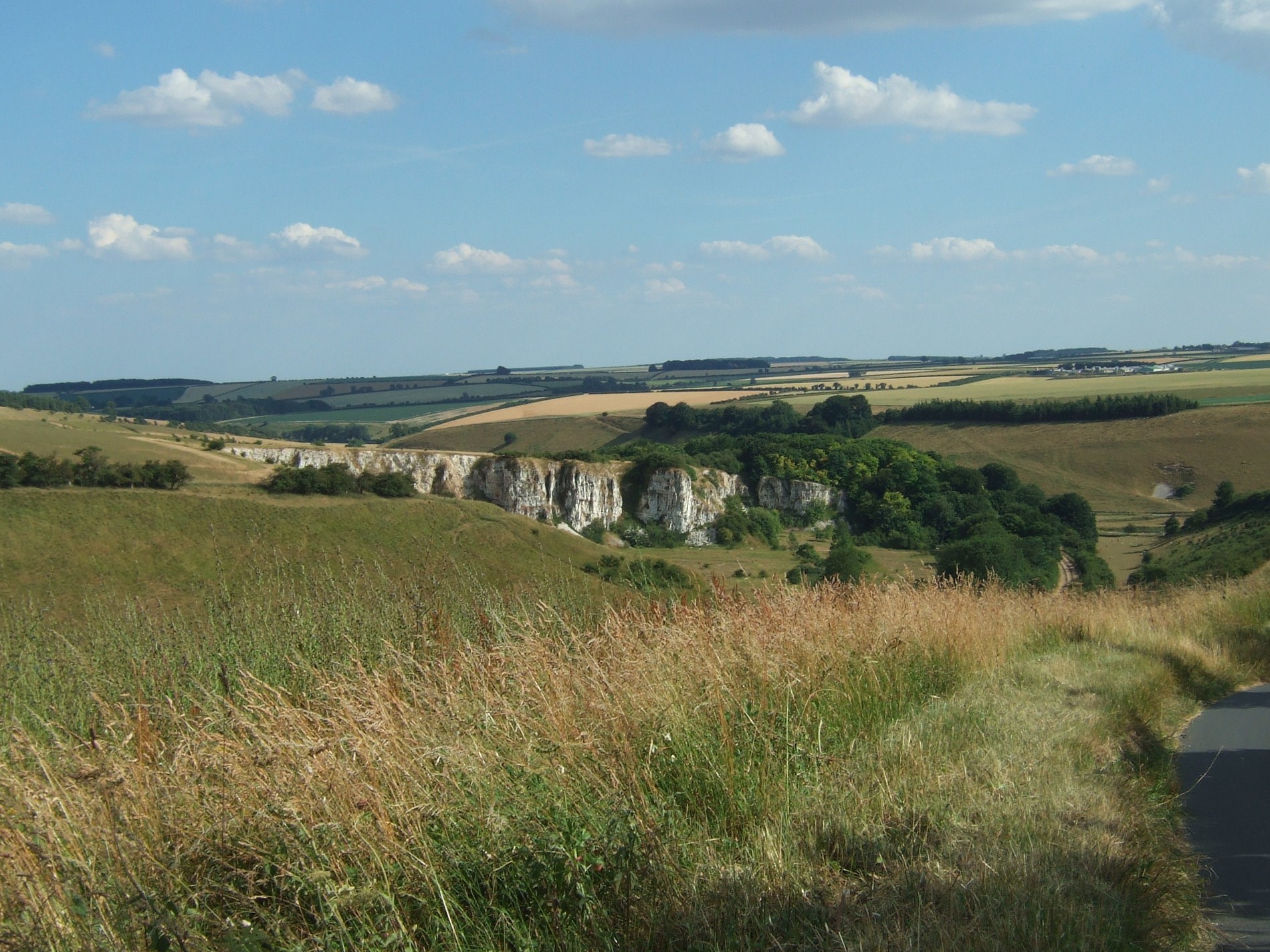 Photograph of Burdale Quarry, Yorkshire Wolds